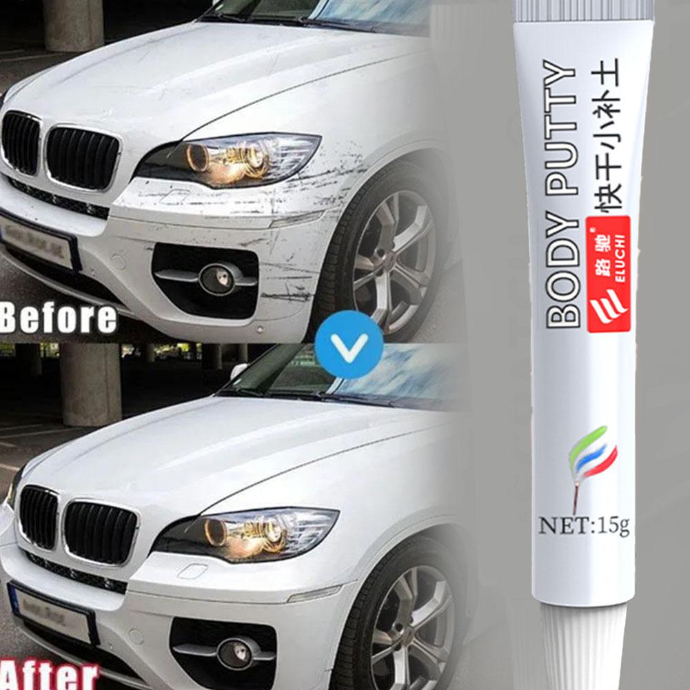 Auto Body Filler - ดินน้ำมันซ่อมรอยขีดข่วนรถยนต์ 15 กรัม แห้งเร็ว สำหรับรอยขีดข่วนเล็กน้อยไม่เกิน 0.5