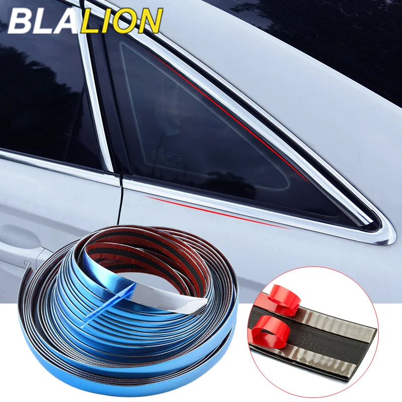 Auto Body Filler - Blalion แถบกันชนแต่งขอบประตูรถโครเมียม, แถบกันชนกระจกหน้าต่างรถยนต์ป้องกันการชนกันของตัวรถ