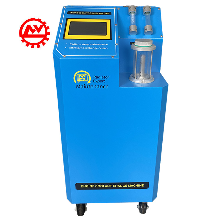 Coolant Flush Machine - เครื่องล้างระบบระบายความร้อนหม้อน้ำอัตโนมัติเต็มรูปแบบ หน้าจอสัมผัส 7 นิ้ว เปลี่ยนของเหลวกันแข็งตัว เครื่องเปลี่ยนน้ำยาหล่อเย็นรถยนต์